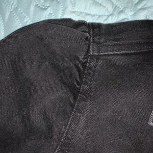 Gap puff sleeve Black Denim Jacket